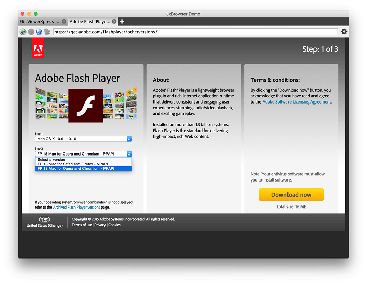 Free adobe flash player for mac pro